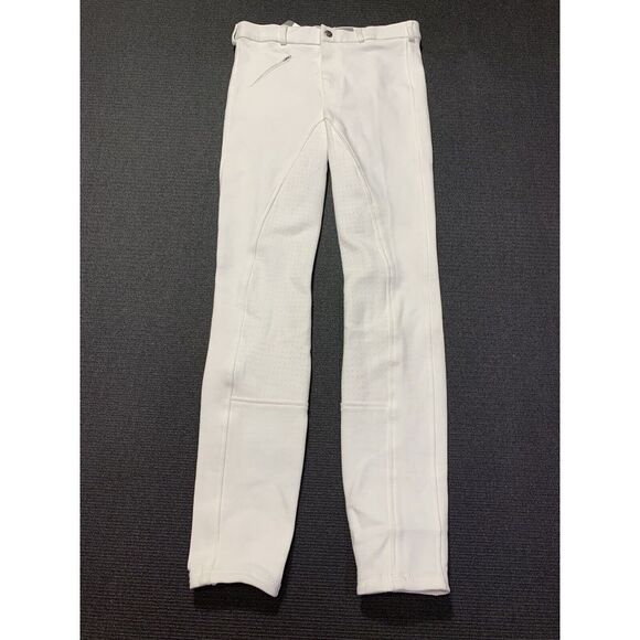 New HORZE Active Kids' XXL Silicone Grip Full Seat Horseback‎ Riding Breeches - Picture 2 of 9